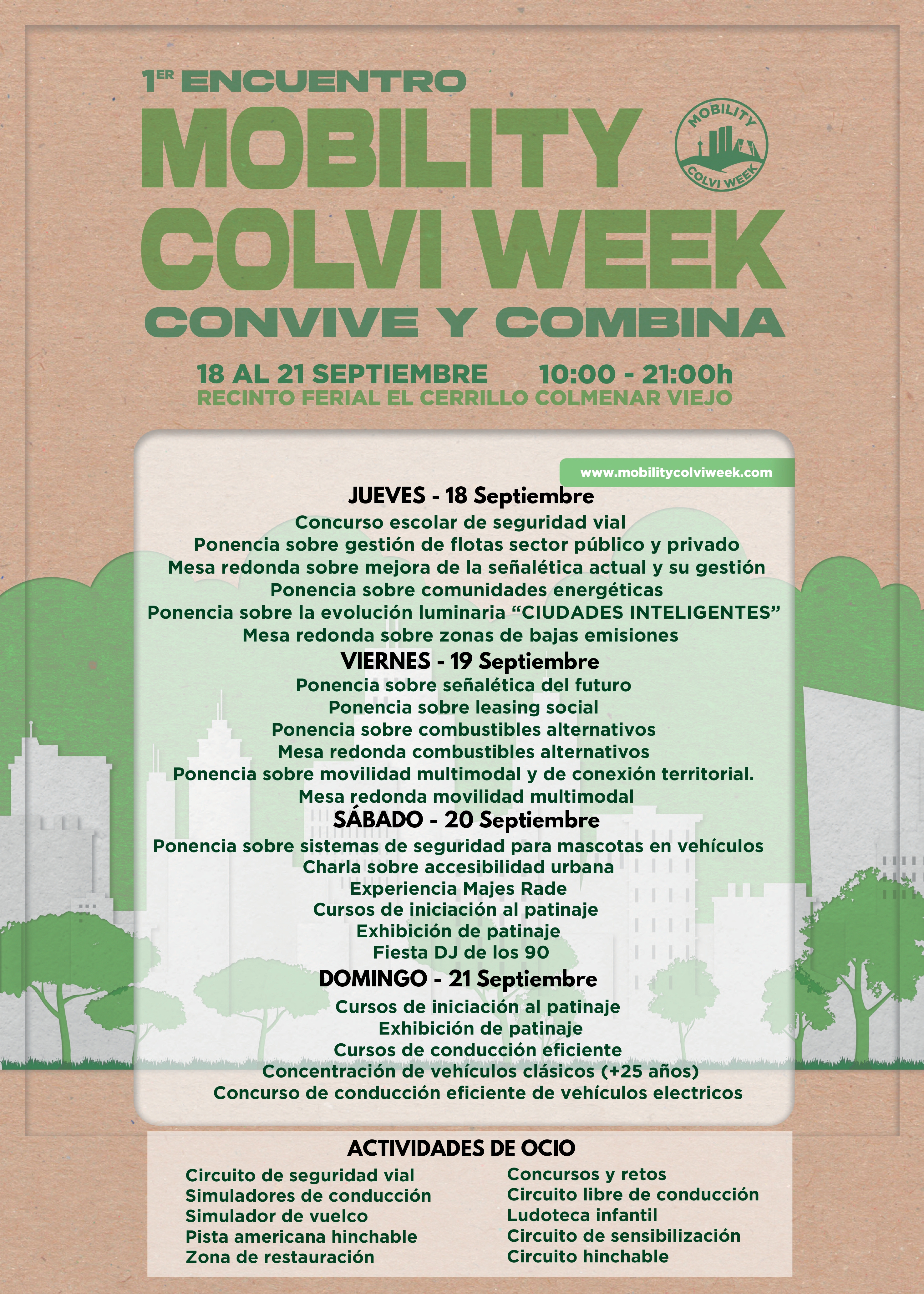 Programa general del evento